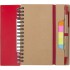 Zestaw do notatek, notatnik, długopis, linijka, karteczki samoprzylepne czerwony V2991-05 (4) thumbnail