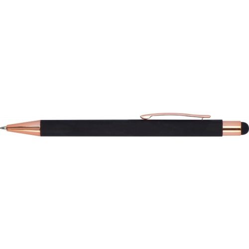 Długopis metalowy touch pen soft touch MIRAMAR Czarny 432803 (2)