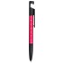 Długopis wielofunkcyjny, czyścik do ekranu, linijka, stojak na telefon, touch pen, śrubokręty czerwony V1849-05  thumbnail