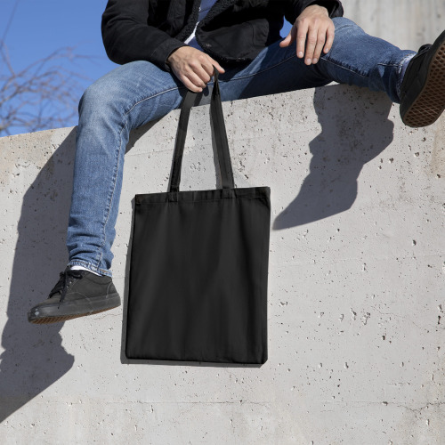 Torba na ramię OEKO-TEX® 140g/m² 38x42cm Czarny LT95156-N0002 (2)