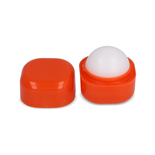 Sześcienny balsam do ust z recyklingu ABS Pomarańczowy LT90484-N0026 