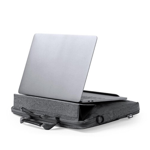 Torba na dokumenty, torba na laptopa 15" RPET grafitowy V8247-15 (1)