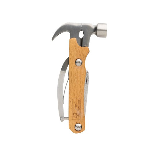 Drewniane narzędzie wielofunkcyjne "młotek" brązowy P221.209 (3)