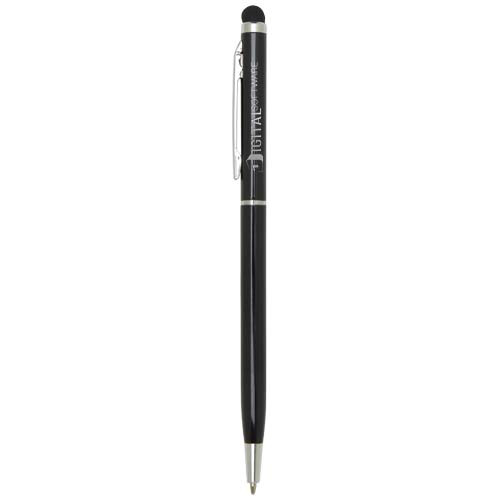 Ore aluminium ballpoint pen with stylus Czarny 10625690 (1)