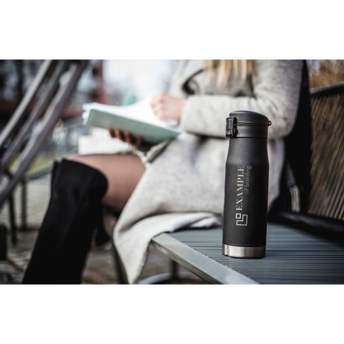 Kubek termiczny 600 ml Mauro Conti | Brian Czarny V4829-03B (1)