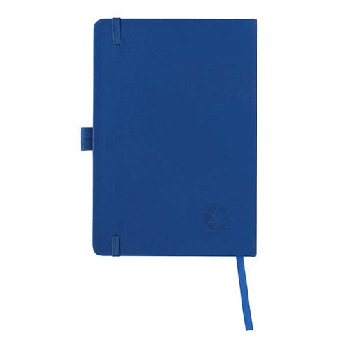 Notatnik A5 Sam, skóra z recyklingu niebieski P774.605 (5)