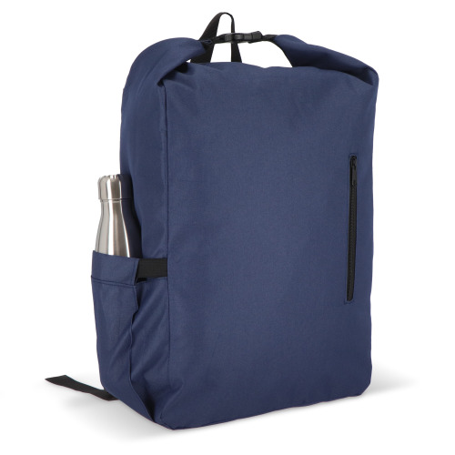 Plecak z klamrą R-PET 600D Rolltop 20L Ciemnoniebieski LT95352-N0010 (2)