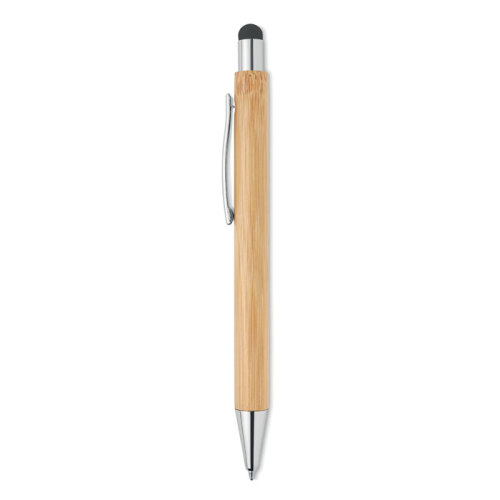 Długopis bambusowy z rysikiem drewna MO9945-40 (1)