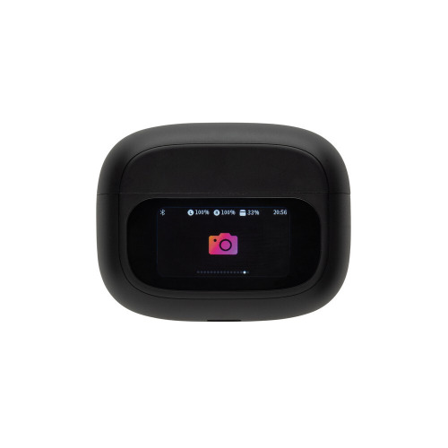 Douszne słuchawki bezprzewodowe z wyświetlaczem dotykowym Airtune ANC Czarny P331.1201 (1)