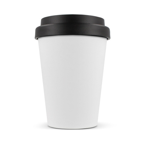 Filiżanka do kawy RPP z białym korpusem 250ml Biały / czarny LT98867-N0102 (2)