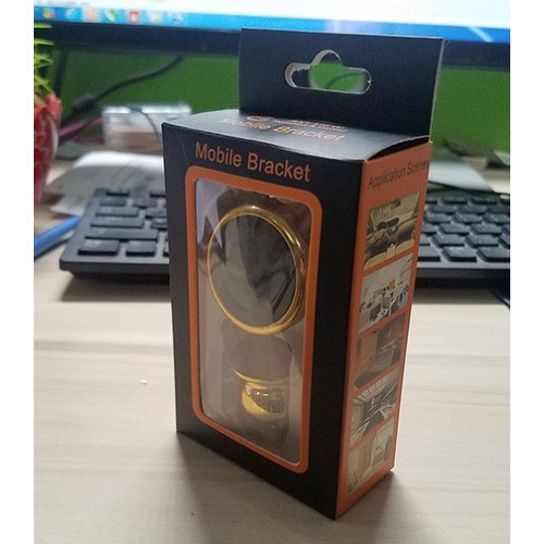 Uchwyt magnetyczny do telefonu 360° Złoty EG 014798 (3)