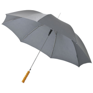 Parasol automatyczny Lisa 23'' z drewnianą rączką Szary