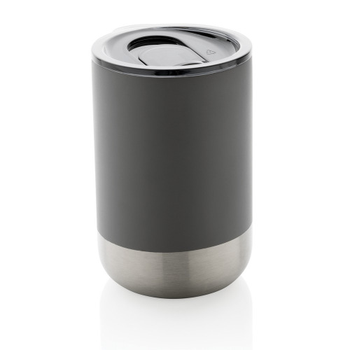 Kubek termiczny 360 ml, stal nierdzewna z recyklingu Szary P433.062 (3)