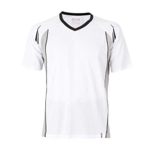 Koszulka Sportowa Slim Oddychająca Szybkoschnąca - White & Red