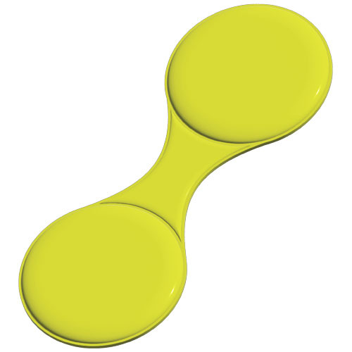 RFX™ reflective mały okrągły odblaskowy magnes z TPU Neonowy żółty 1PR07113 (1)