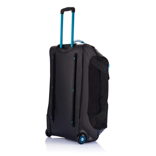 Duża torba sportowa, podróżna na kółkach niebieski, czarny P750.005 (3)