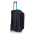 Duża torba sportowa, podróżna na kółkach niebieski, czarny P750.005 (3) thumbnail