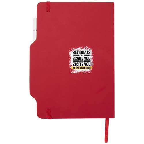 Nexus notatnik A5 w twardej okładce z długopisem i ołówkiem Czerwony 10796921 (1)