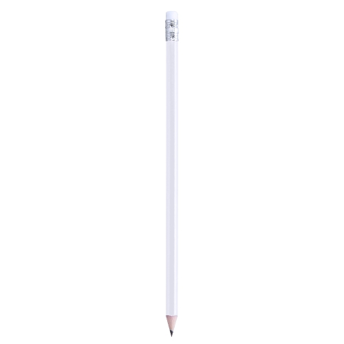 Ołówek z gumką biały V7682-02/A 