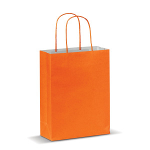 Mała Torba Papierowa Eco 120g/m² Pomarańczowy