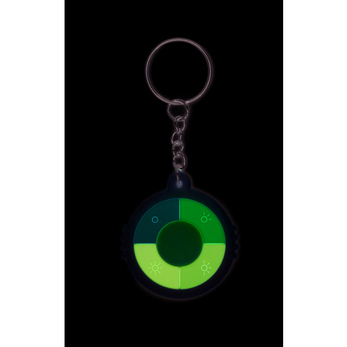 Brelok z czujnikiem UV Biały MO9839-06 (2)