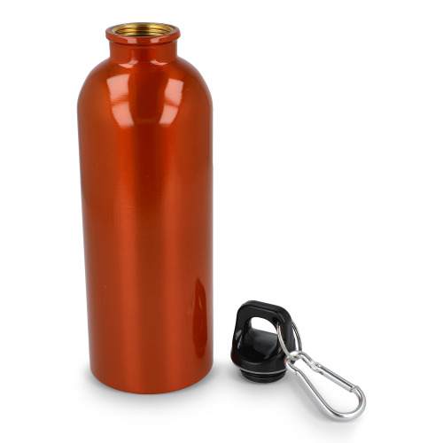Butelka jednościenna ze stali nierdzewnej pochodzącej z recyklingu, 500 ml Pomarańczowy LT98693-N0026 (7)