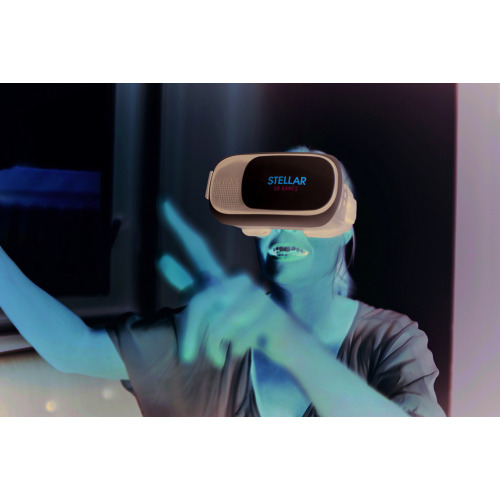 Okulary 3D z ABS ze słuchawkami Biały MO9072-06 (10)