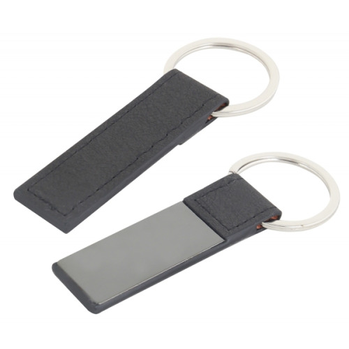 Brelok metalowy z efektem lustrzanym PENRITH Czarny 057803 (1)