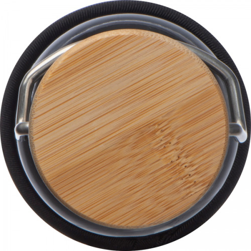 Butelka szklana z pokrowcem 600 ml RAMONA Czarny 6318103 (7)