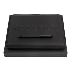 Zestaw upominkowy HUGO BOSS długopis i teczka A5 - HDM210A + HSM2764B