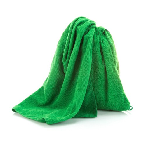 Worek ze sznurkiem, ręcznik zielony V8453-06 (1)