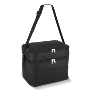 R-PET 600D Dwukomorowa torba chłodząca 30 x 20 x 24 cm 12L