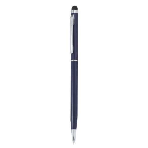 Długopis z aluminium z recyklingu, touch pen Granatowy VA631-04 