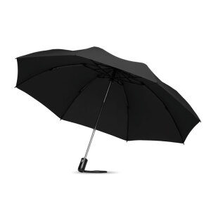 Składany odwrócony parasol czarny