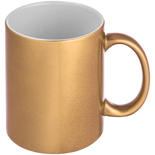 Kubek ceramiczny do sublimacji ALHAMBRA 300 ml Złoty 017198 