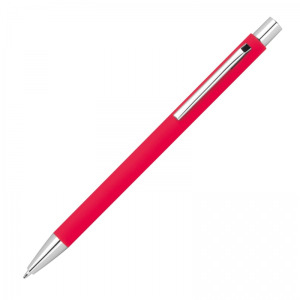 Długopis metalowy soft touch GIORGIO Czerwony