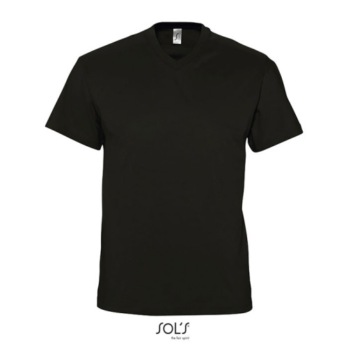 VICTORY Męski T-SHIRT 150g Deep black S11150-DB-S 