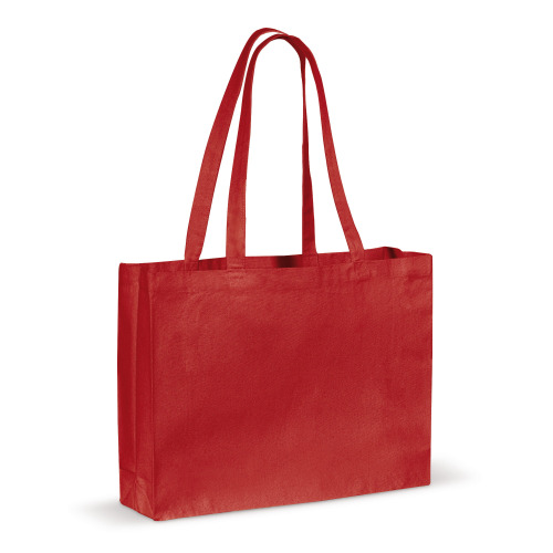 Torba na ramię płótno OEKO-TEX® 270g/m² 45x10x33cm Czerwony LT95162-N0021 