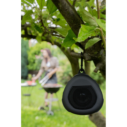 Głośnik bezprzewodowy 5W Air Gifts z karabińczykiem | Justice Czarny V7281-03 (9)