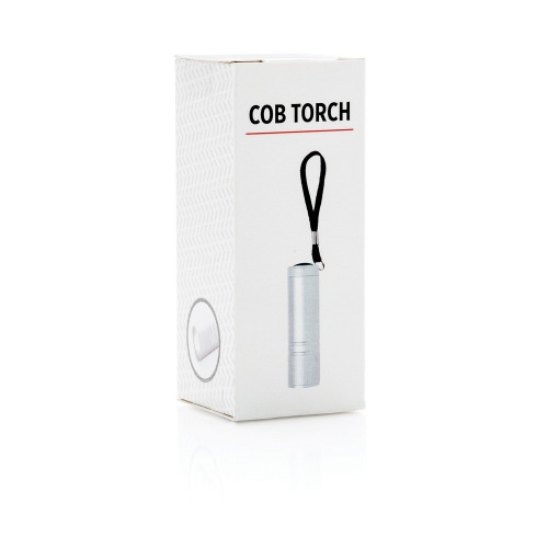 Latarka COB Srebrny P513.822 (2)