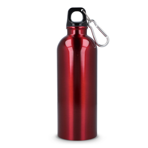 Butelka jednościenna ze stali nierdzewnej pochodzącej z recyklingu, 500 ml Czerwony LT98693-N0021 (8)