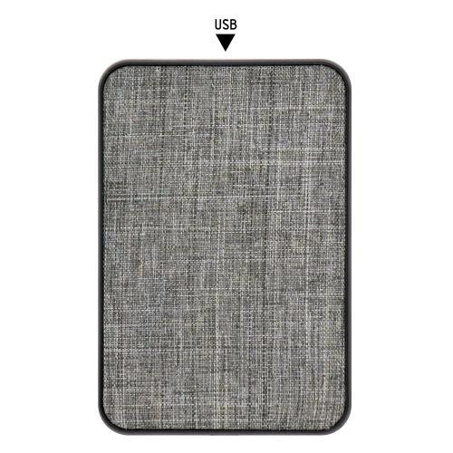 Power bank 5000 mAh RPET | Russo Szary V8199-19 