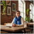 Citizen Green Scarfy chusta bawełniana o wymiarach 50 x 220 cm Biały 1PZ03301 (4) thumbnail
