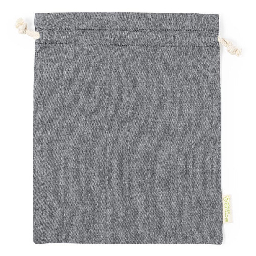 Duży worek z bawełny z recyklingu Czarny V8273-03 (1)