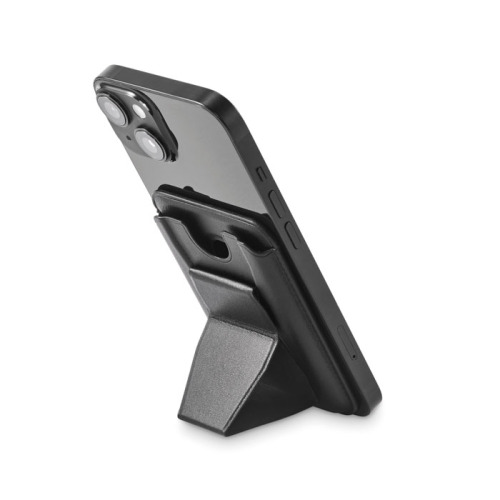 Magnetyczny uchwyt na kartę PU Czarny MO2654-03 (1)