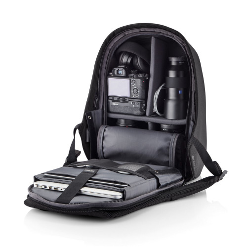 Bobby Hero XL, plecak na laptopa do 17" i tablet do 12,9", chroniący przed kieszonkowcami, wykonany z RPET czarny V0997-03 (16)