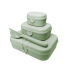 Zestaw 3 lunchboxów ze sztućcami Pascal ready organic szary Koziol Zielony KZL3168668  thumbnail