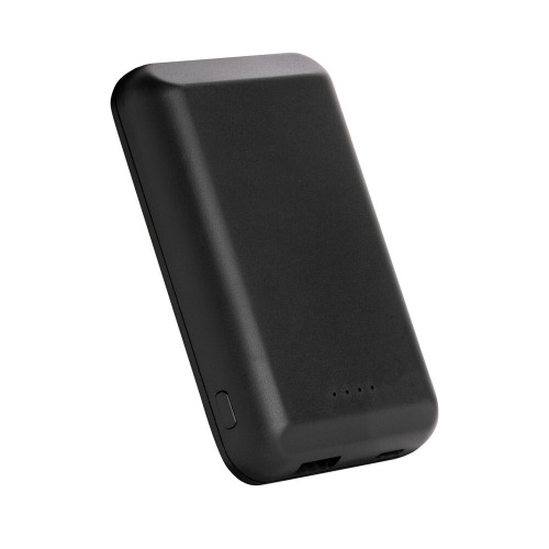 Magnetyczny, bezprzewodowy power bank 5000 mAh, 5W Czarny P322.281 (6)