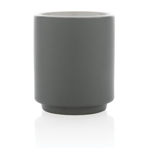 Kubek ceramiczny 180 ml grey P434.072 (3)