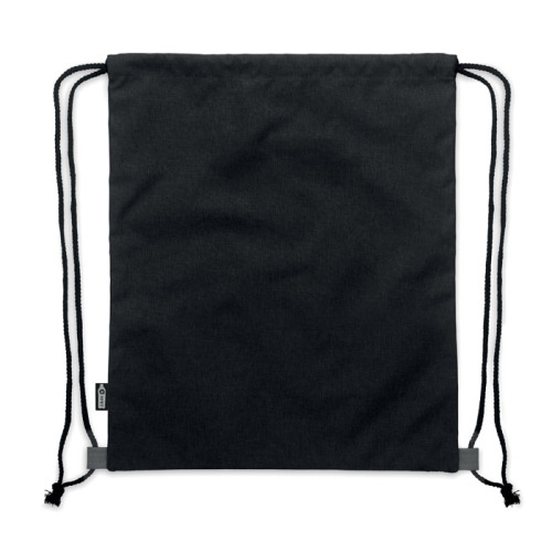 2 kolorowy worek ze sznurkiem RPET Czarny MO2527-03 (1)